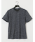 ハイストレッチ メランジ Vネック半袖Tシャツ