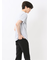 プレーティングジャガード Vネック半袖Tシャツ