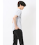 プレーティングジャガード Vネック半袖Tシャツ
