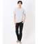 プレーティングジャガード Vネック半袖Tシャツ
