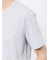 プレーティングジャガード Vネック半袖Tシャツ