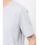 プレーティングジャガード Vネック半袖Tシャツ
