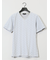 プレーティングジャガード Vネック半袖Tシャツ