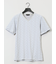 プレーティングジャガード Vネック半袖Tシャツ