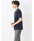 プレーティングジャガード Vネック半袖Tシャツ