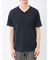 プレーティングジャガード Vネック半袖Tシャツ
