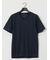 プレーティングジャガード Vネック半袖Tシャツ