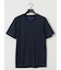 プレーティングジャガード Vネック半袖Tシャツ
