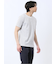 メランジポンチ キーネック半袖Tシャツ