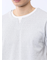 メランジポンチ キーネック半袖Tシャツ
