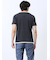 メランジポンチ キーネック半袖Tシャツ