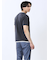メランジポンチ キーネック半袖Tシャツ