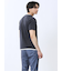 メランジポンチ キーネック半袖Tシャツ