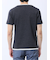 メランジポンチ キーネック半袖Tシャツ