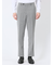 軽量 スリムフィット ノータックパンツ 千鳥シロ×クロ