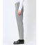 軽量 スリムフィット ノータックパンツ 千鳥シロ×クロ