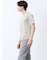 千鳥ジャガード Vネック半袖Tシャツ