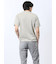 千鳥ジャガード Vネック半袖Tシャツ