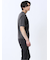 千鳥ジャガード Vネック半袖Tシャツ