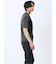 千鳥ジャガード Vネック半袖Tシャツ