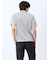 千鳥ジャガード Vネック半袖Tシャツ