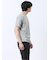 千鳥ジャガード Vネック半袖Tシャツ