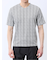 千鳥ジャガード Vネック半袖Tシャツ