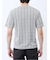 千鳥ジャガード Vネック半袖Tシャツ