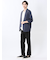 クロスストレッチ+クール スリムパンツ 股下82cm