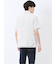 メッシュ 小花プリント カッタウェイ半袖シャツ