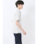 メッシュ 小花プリント カッタウェイ半袖シャツ