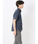 メッシュ 小花プリント カッタウェイ半袖シャツ