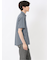 小紋プリント ボタンダウン半袖シャツ