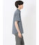小紋プリント ボタンダウン半袖シャツ