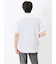 リネン混 楊柳 バンドカラー半袖シャツ