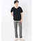 ドライワッフル キーネック半袖Tシャツ