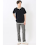 ドライワッフル キーネック半袖Tシャツ