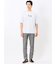 綿100% ロゴプリント クルーネック半袖Tシャツ