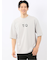 綿100% ロゴプリント クルーネック半袖Tシャツ