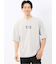綿100% ロゴプリント クルーネック半袖Tシャツ