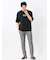 綿100% ロゴプリント クルーネック半袖Tシャツ