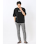 綿100% ロゴプリント クルーネック半袖Tシャツ