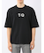 綿100% ロゴプリント クルーネック半袖Tシャツ