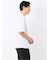 綿100% ロゴ刺繍 クルーネック半袖Tシャツ