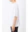綿100% ロゴ刺繍 クルーネック半袖Tシャツ