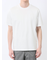 【DRESS T-SHIRT】綿ストレッチ スロープネック半袖Tシャツ