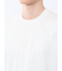 【DRESS T-SHIRT】綿ストレッチ スロープネック半袖Tシャツ