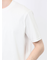 【DRESS T-SHIRT】綿ストレッチ スロープネック半袖Tシャツ