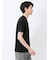 【DRESS T-SHIRT】綿ストレッチ スロープネック半袖Tシャツ