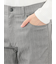 クロスストレッチ スリムパンツ ヘリンボン